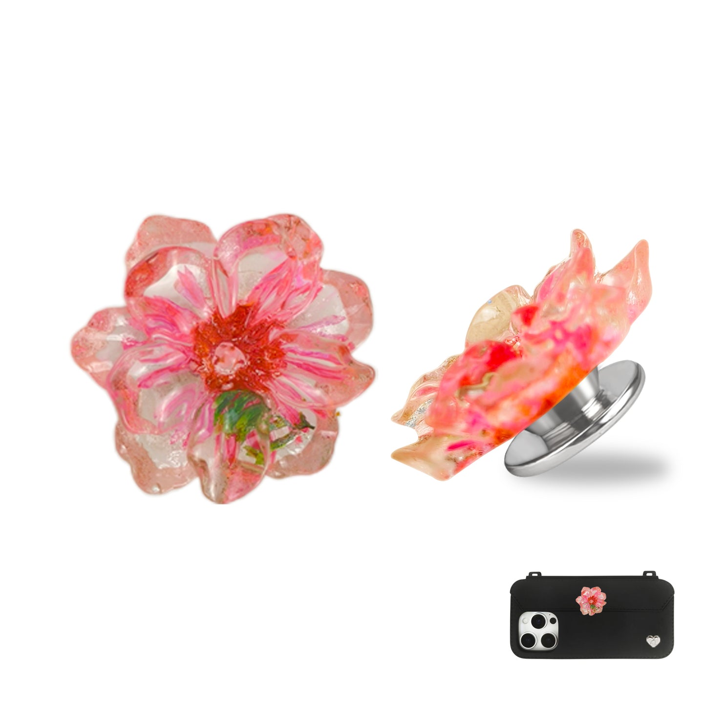 Pursecase Ornament - Pink Blooms - FABULOVE