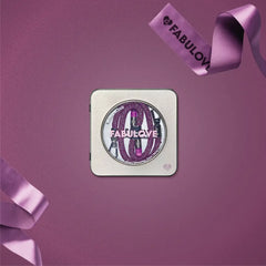 Christmas Special: Adjustable Lurex Wristlet With Tiny Bulb - Amethyst Purple