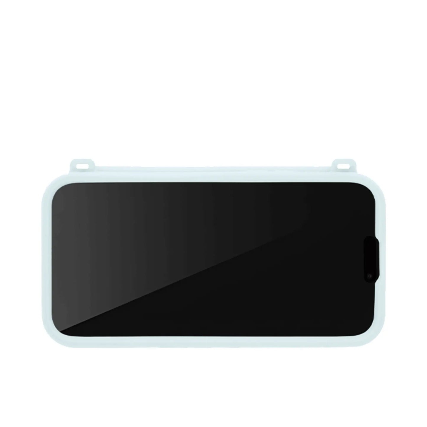 Recycled Silicone iPhone Purse Case with Card Compartment, Mint | LUMI