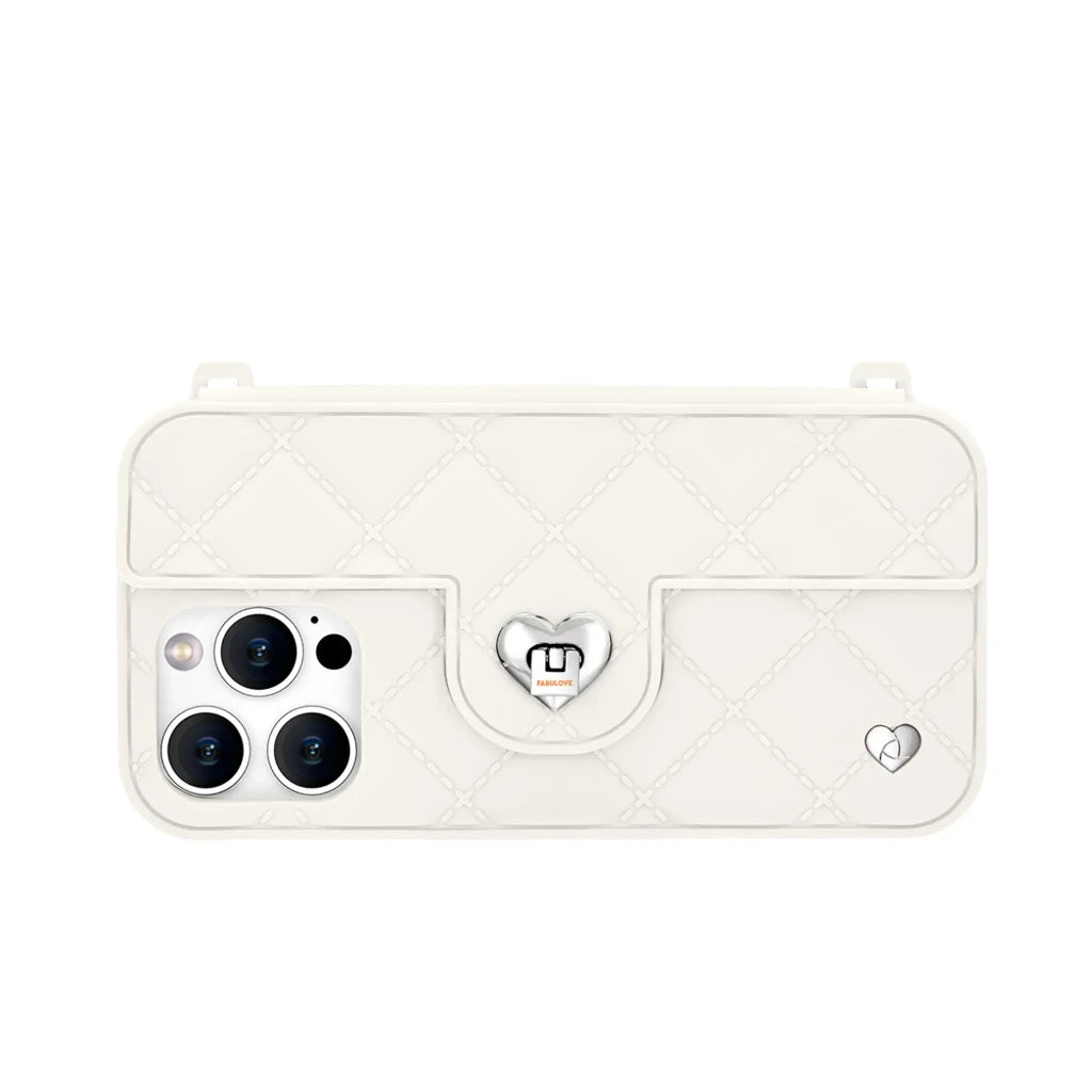 Purse Case: Card Compartment, iPhone 13-15, Black | SOL