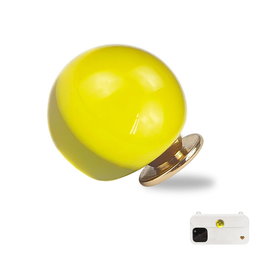 Pursecase Ornament - Transparent Yellow bead