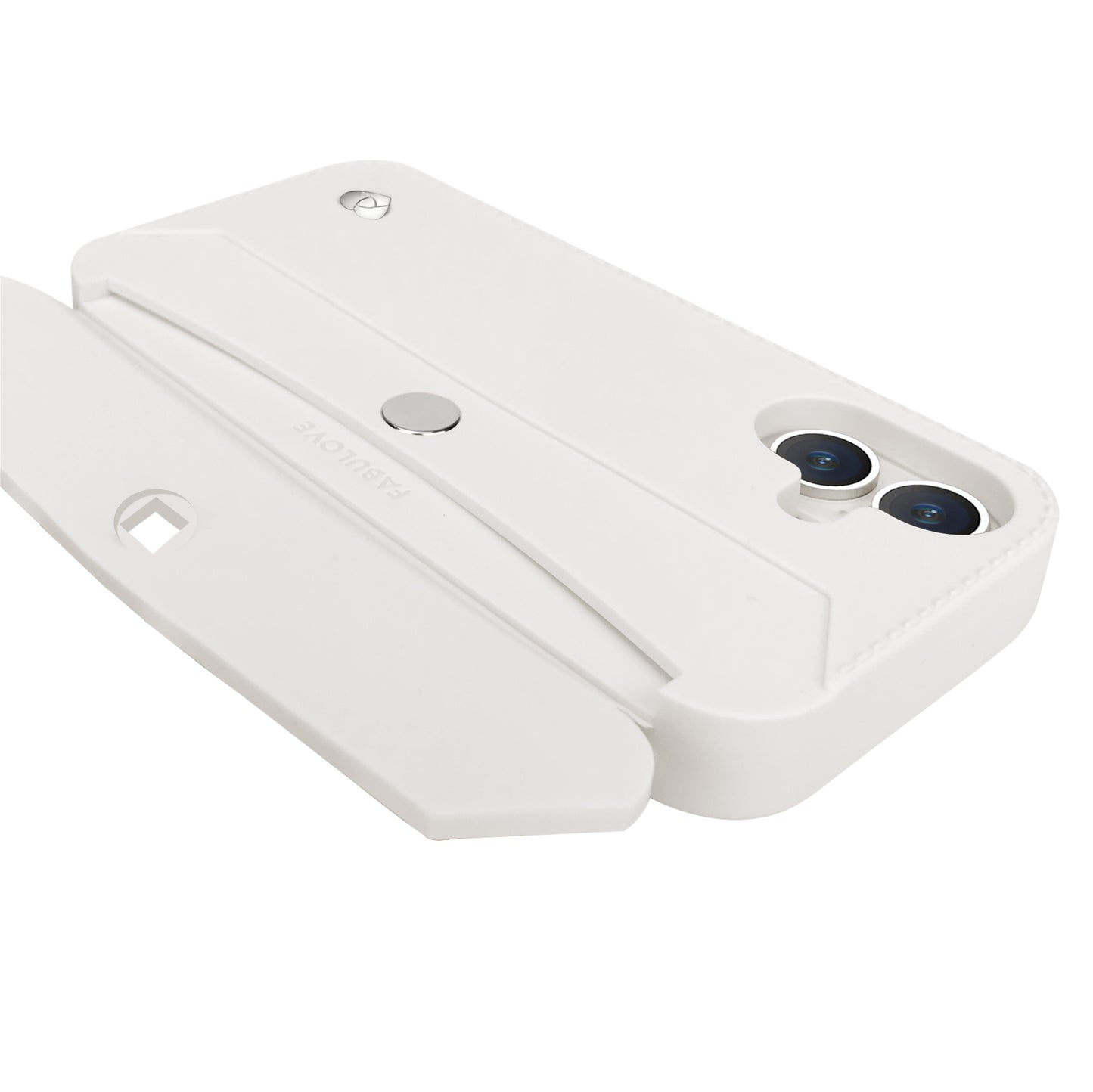 Stylebase - Off White Pursecase (Silver) - FABULOVE