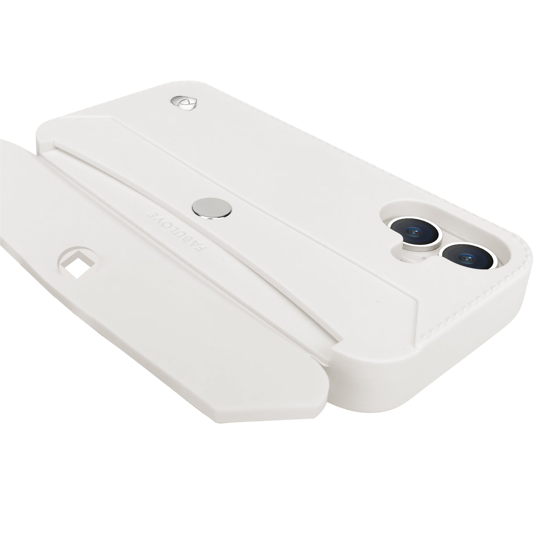 Stylebase - Off White Pursecase (Silver) - FABULOVE