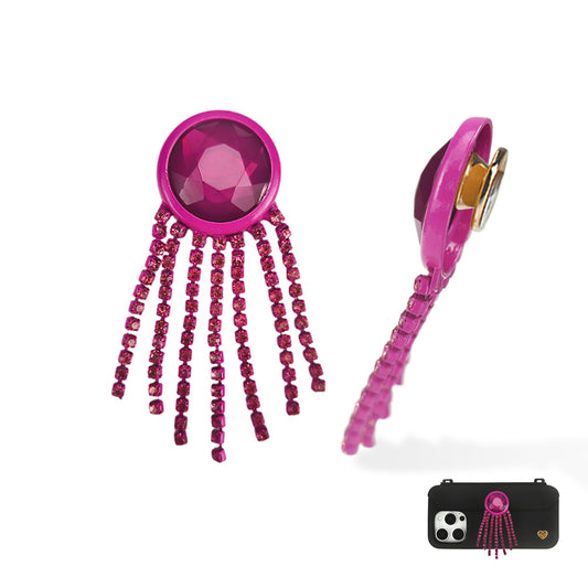 Pursecase Ornament - Crystal Tassel Drop