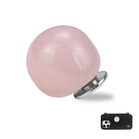 Pursecase Ornament - Jelly Flamingo bead