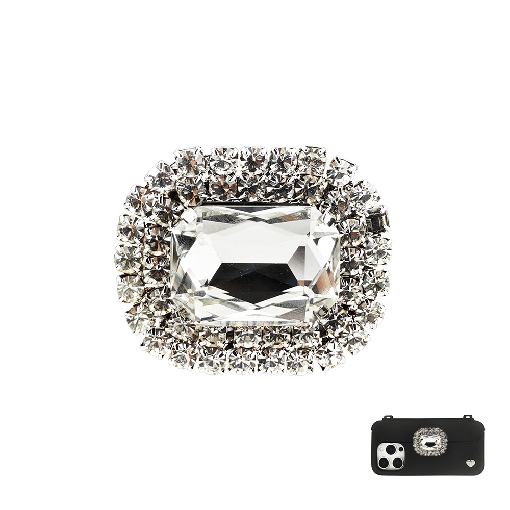 Pursecase Ornament - Square - Transparent Colour - FABULOVE