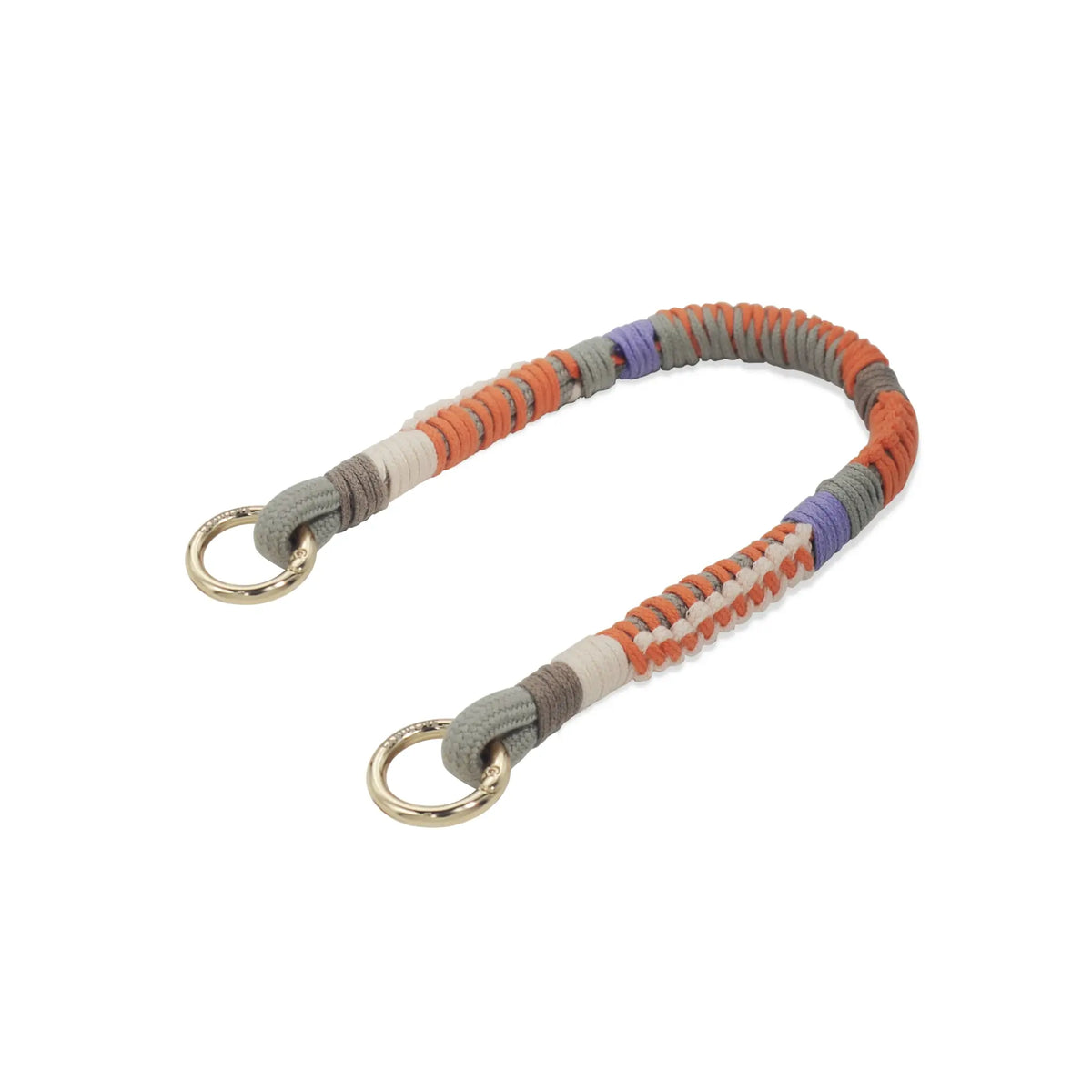 Hand-Braided TENCEL™ Wristlet Strap – Amber Haze