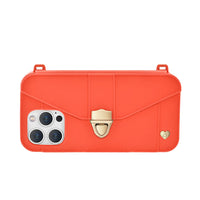 Purse Case: iPhone 13/14/15, Recycled Silicone, Tange Orange | AURA