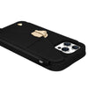 Luxury buckle locking card pocket during travel