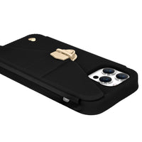 Purse Case: iPhone 13/14/15, Recycled Silicone, Black | AURA