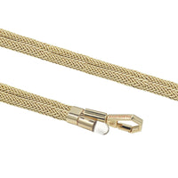 Adjustable Lurex Crossbody Strap With Tiny Bulb - Golden