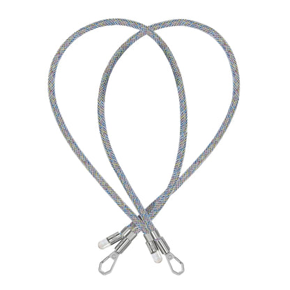 Adjustable Lurex Crossbody Strap With Tiny Bulb - Iridescent