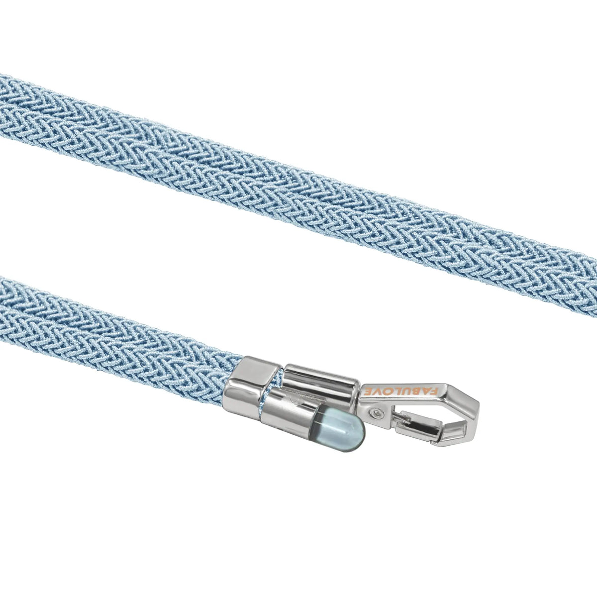 Close-up texture of BlingBling peacock blue Lurex metallic weave with Tiny Bulb