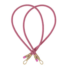 Adjustable Lurex Crossbody Strap With Tiny Bulb - Scarlet