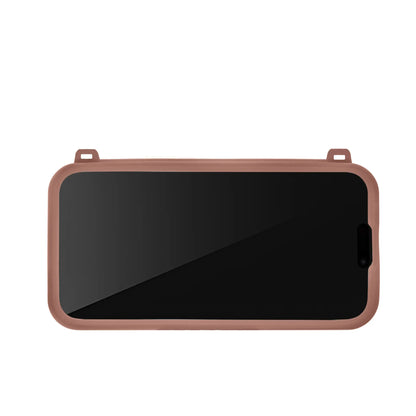 Purse Case: iPhone 13/14/15, Recycled Silicone, Burlwood | AURA