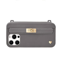 Recycled Silicone iPhone Purse Case with Card Compartment, Elephant | LUMI