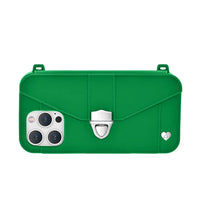 Purse Case: iPhone 13/14/15, Recycled Silicone, Forest | AURA