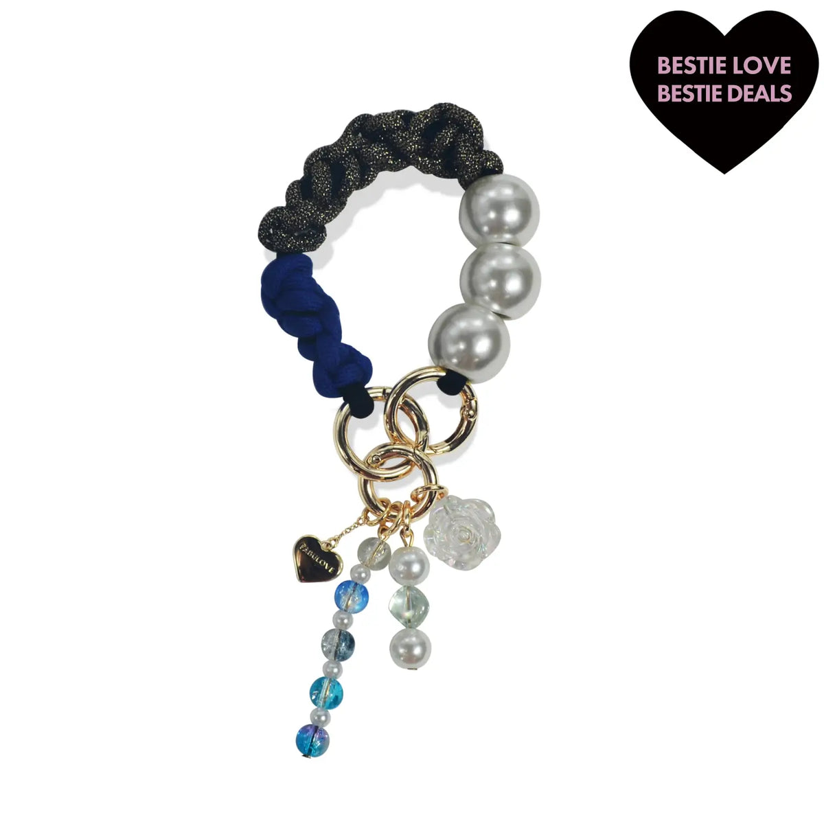 Hand-Braided TENCEL™ Handle & Charm – Hades