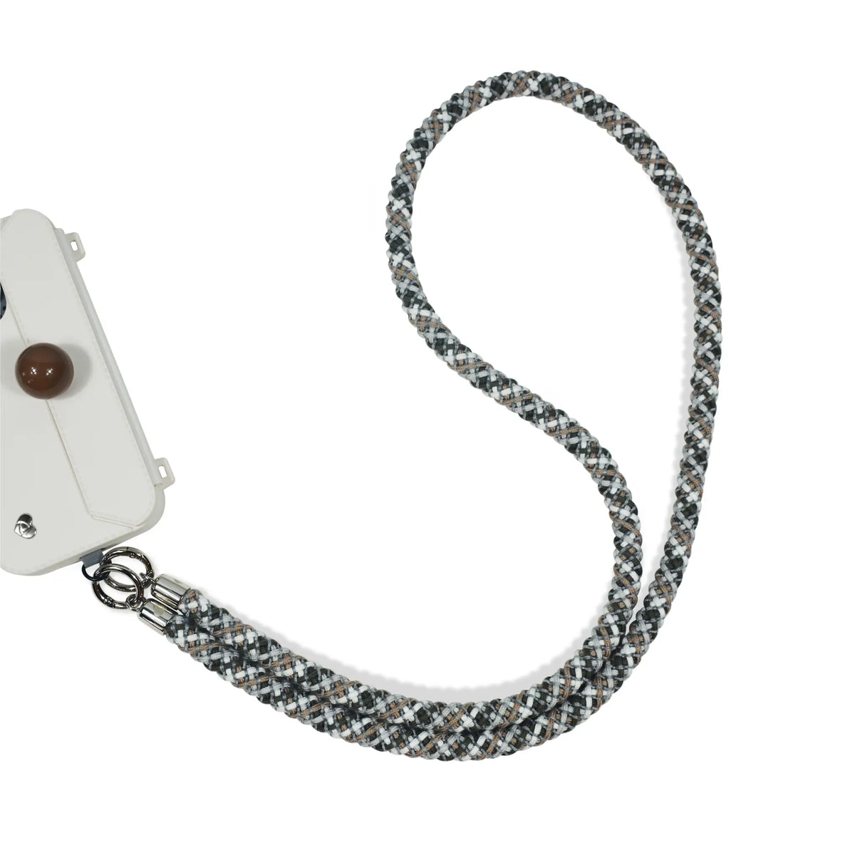 Strap connected via card clip system