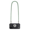 Mint Green phone crossbody strap securely secured to FABULOVE case lanyard holes