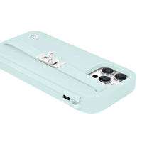 Recycled Silicone iPhone Purse Case with Card Compartment, Mint | LUMI