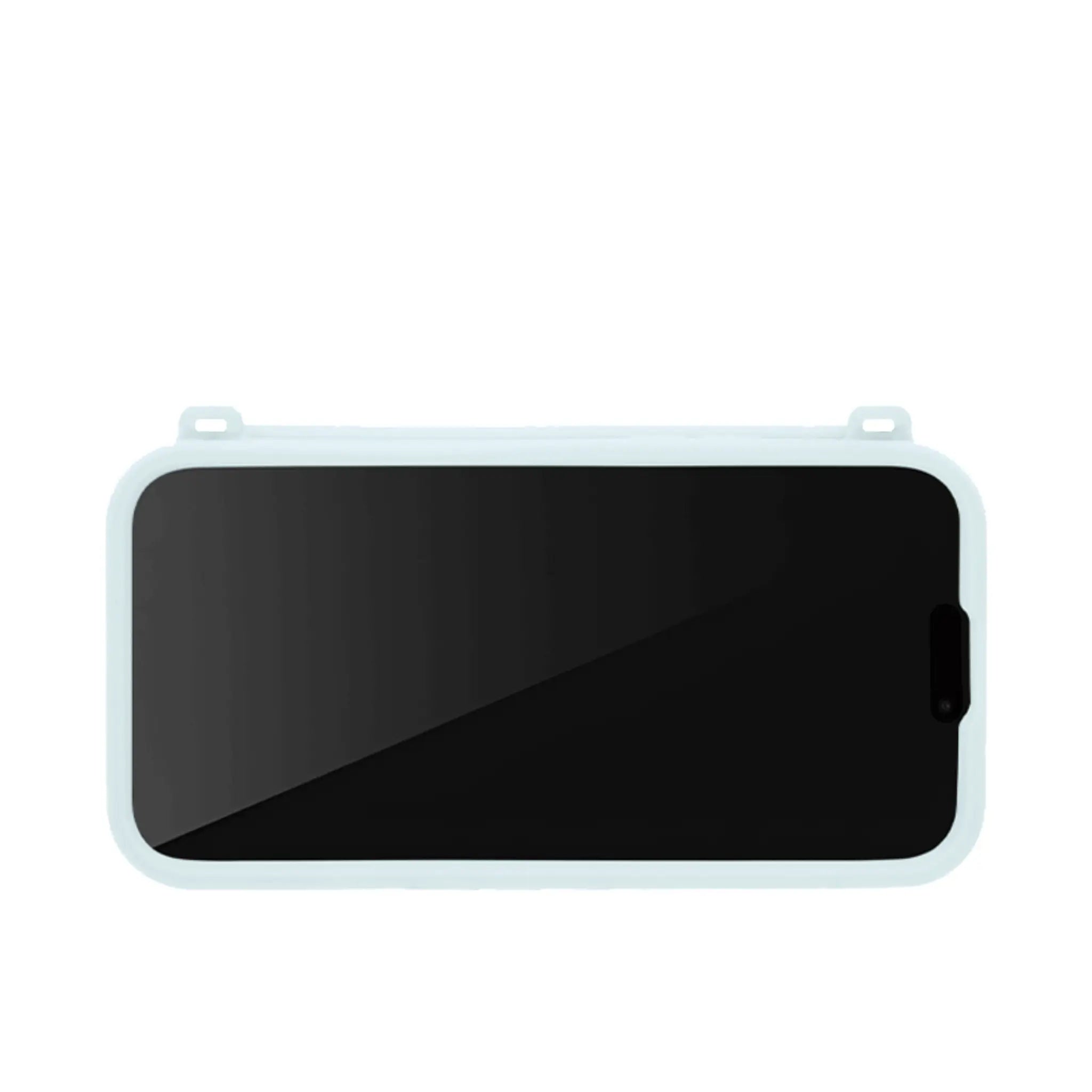 Strap-ready ear on Mint iPhone purse case
