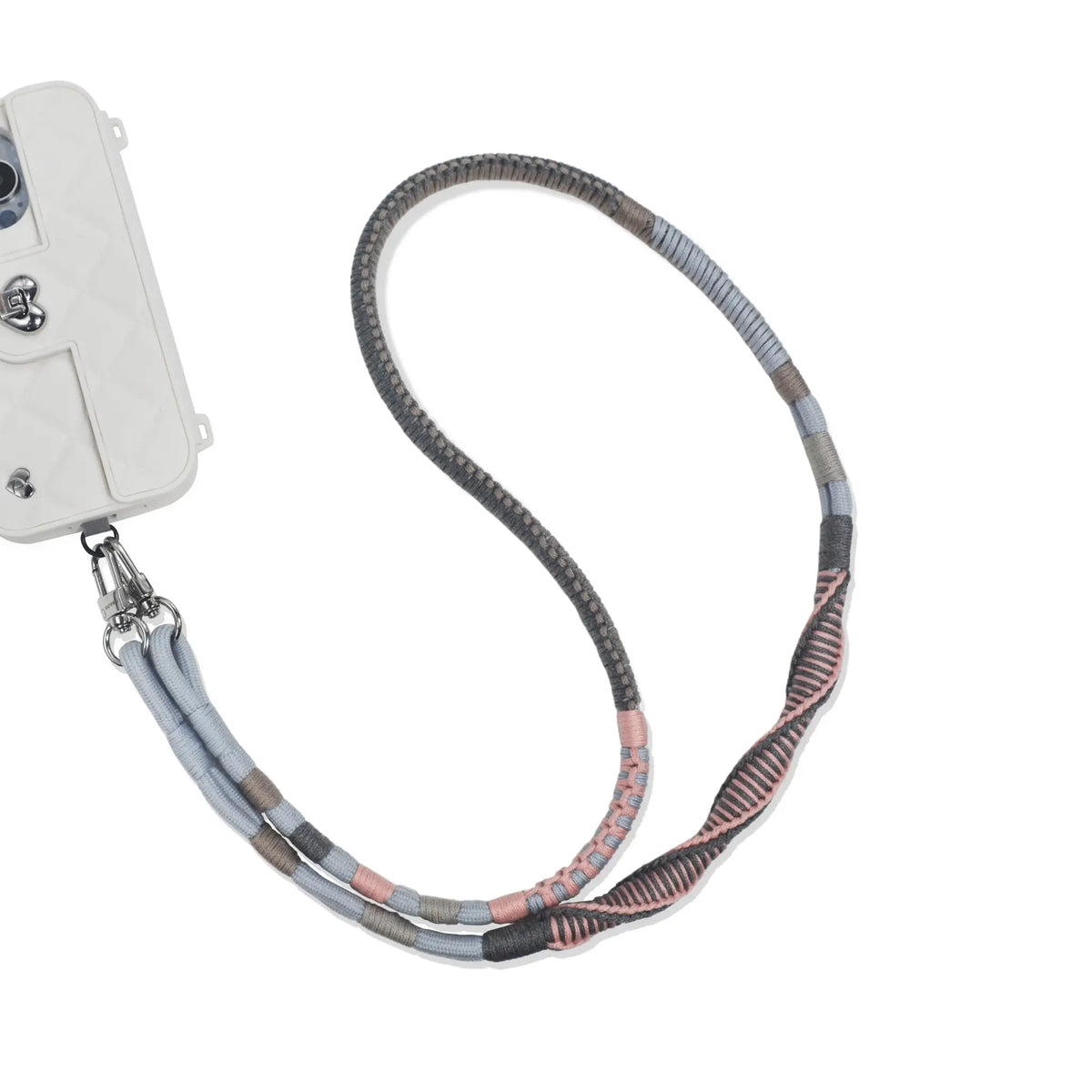 Hand-Braided TENCEL™ Crossbody Strap - Mist Concerto