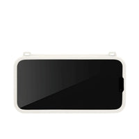 Recycled Silicone iPhone Purse Case with Card Compartment, Off White | LUMI