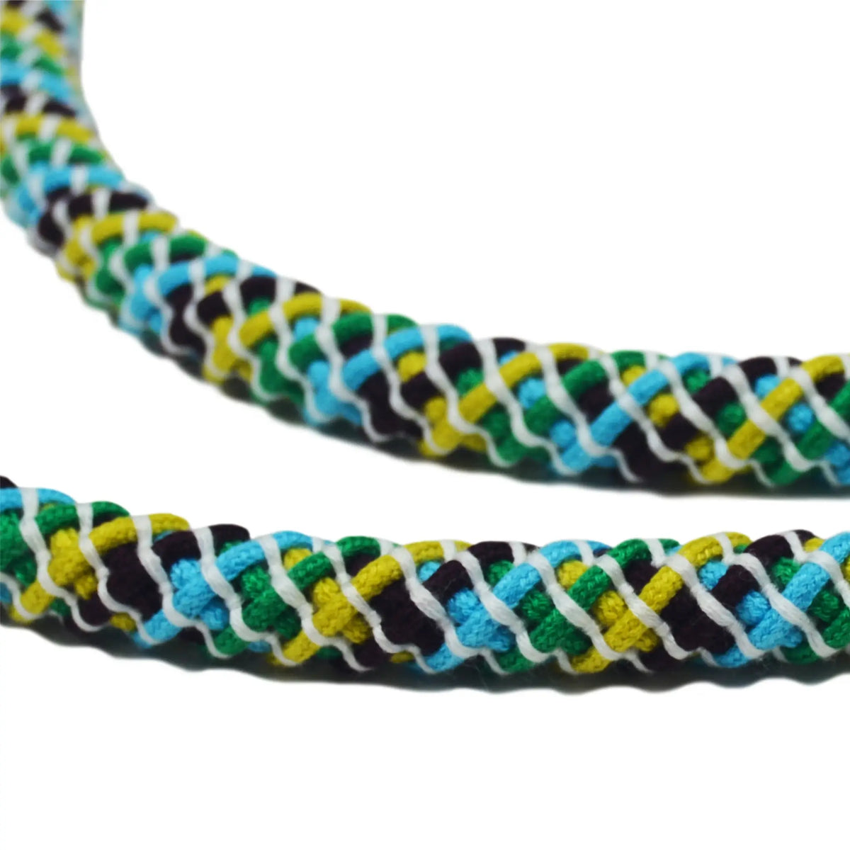 Macro shot of Patagonia's eco-braid texture