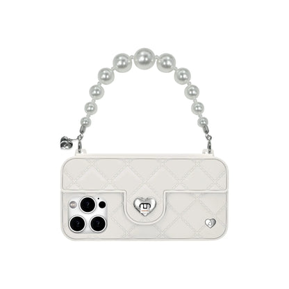 Charm strap connected to phone case, ideal as a phone charm.