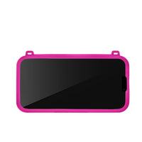 Purse Case: iPhone 13/14/15, Recycled Silicone, Hot Pink | AURA