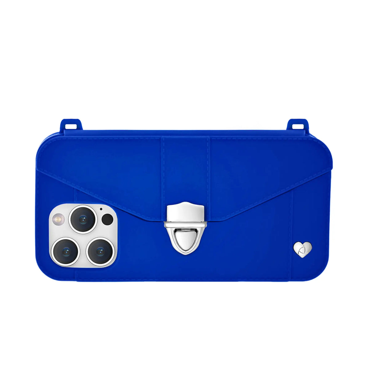 Royal blue iPhone 15 Pro Max purse case - Premium hardware & card slot