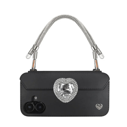 Adjustable Lurex Wristlet With Tiny Bulb - Silver