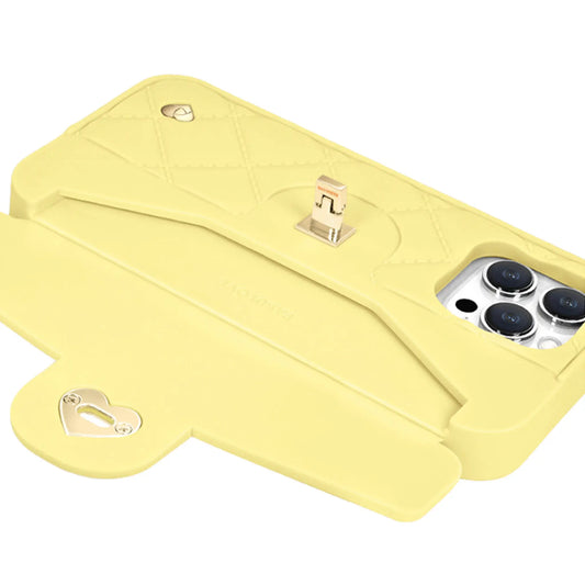 Purse Case: Card Compartment, iPhone 13-15, Buttermilk | SOL