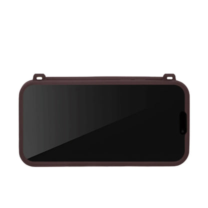 Purse Case: Card Compartment, iPhone 13-15, Chocalate | SOL