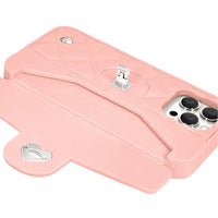 Secure coin storage in iPhone wallet case side slot