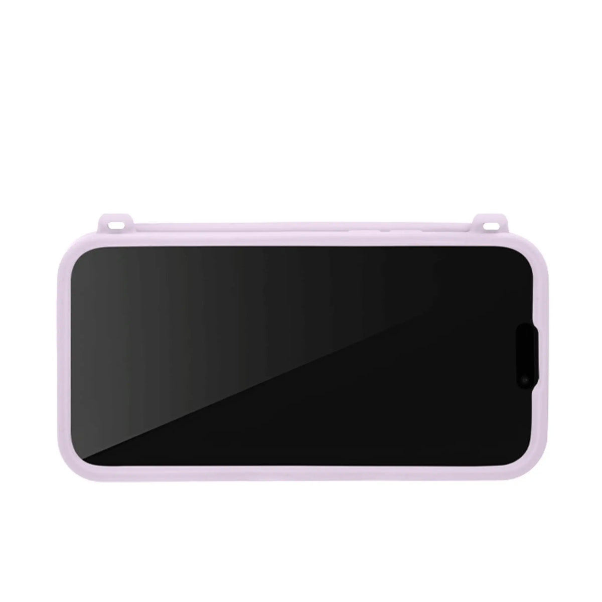 Front view of lilac case on iPhone 13 Pro Max